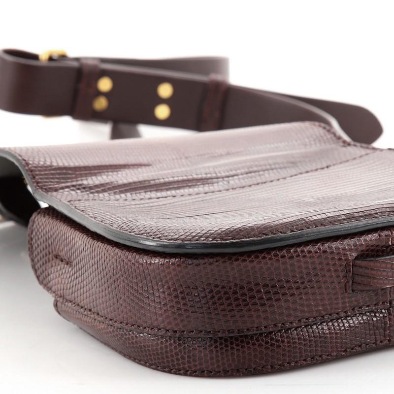 Burberry Bridle Satchel Crossbody Bag Lizard Mini 1