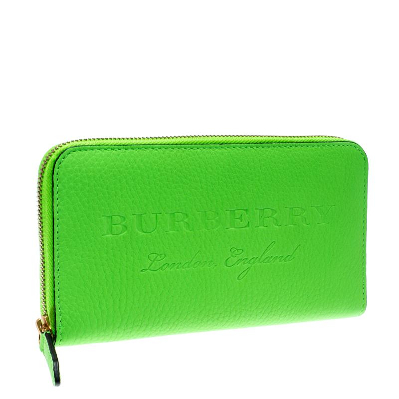 burberry wallet green