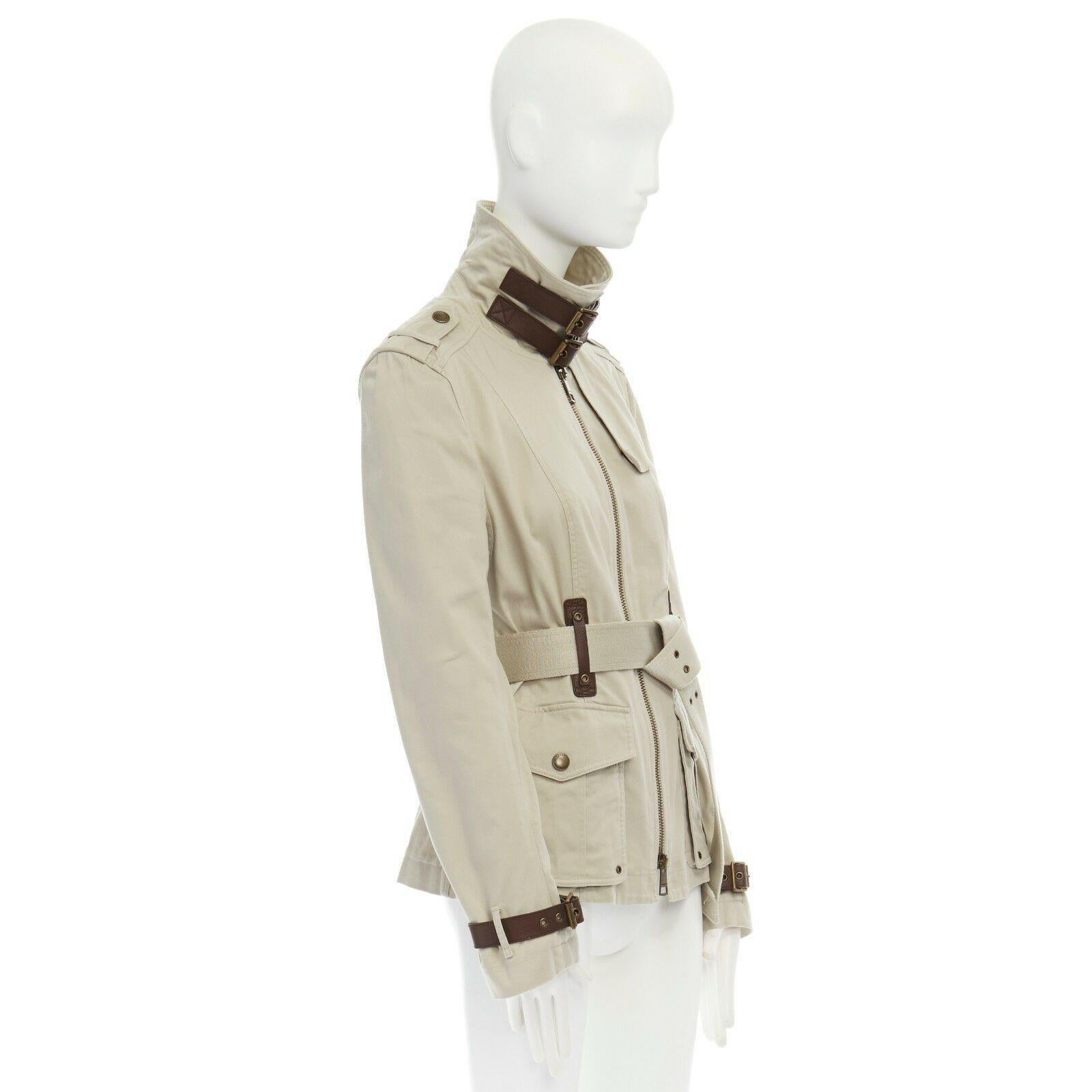 mens belted safari jacket