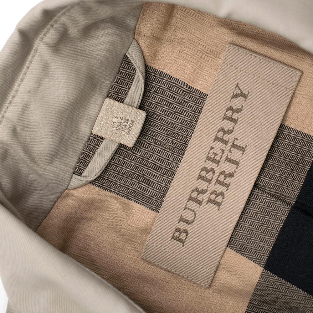 trench coat cropped
