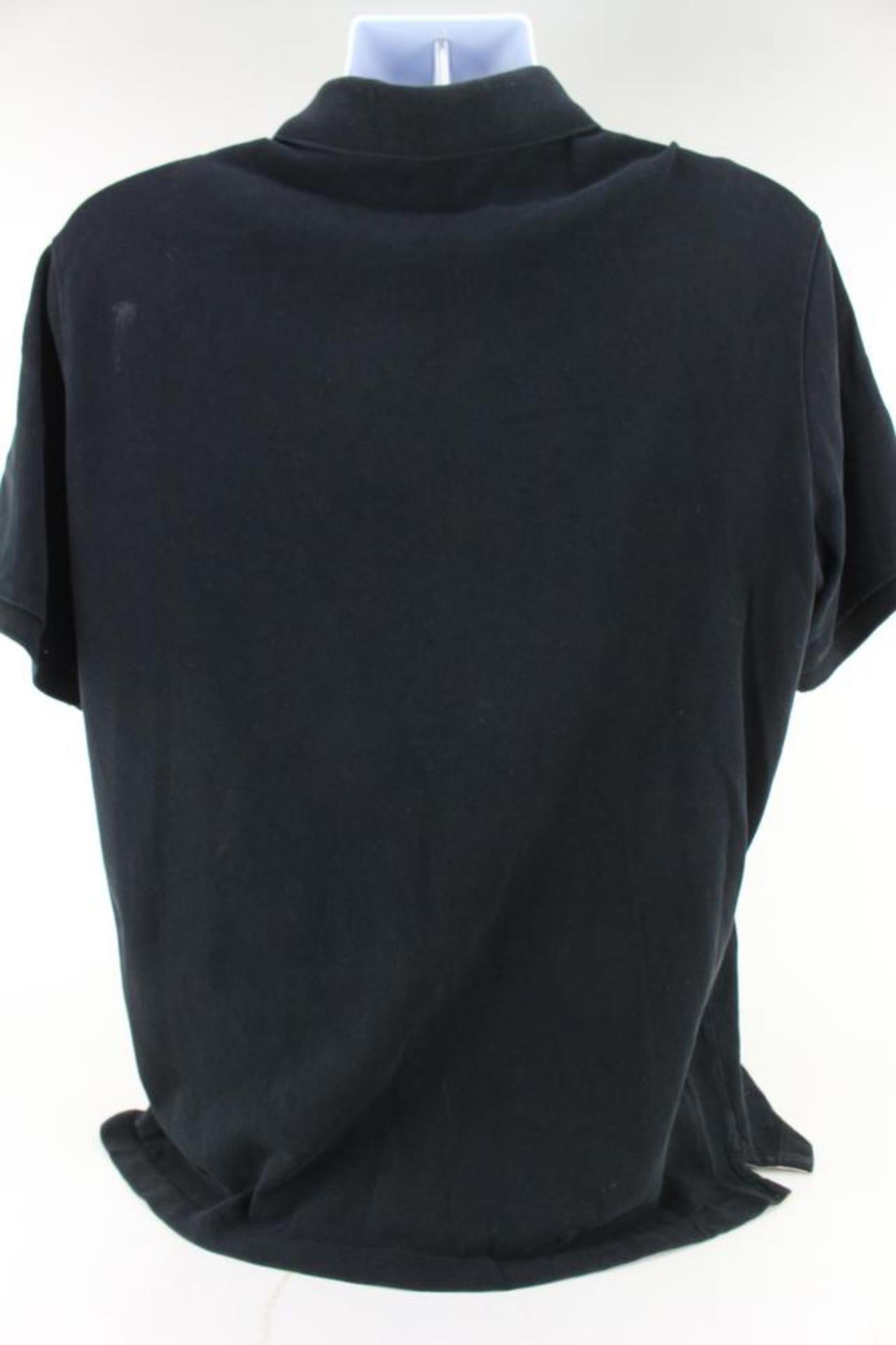 Burberry Brit Black Large Horse Logo Polo Shirt 60b715s For Sale 7