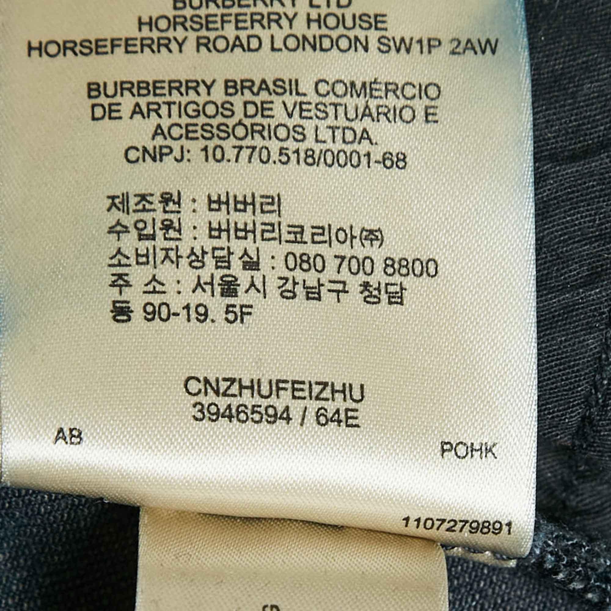 Burberry Brit Blu Denim Skin Fit Jeans M Vita 28