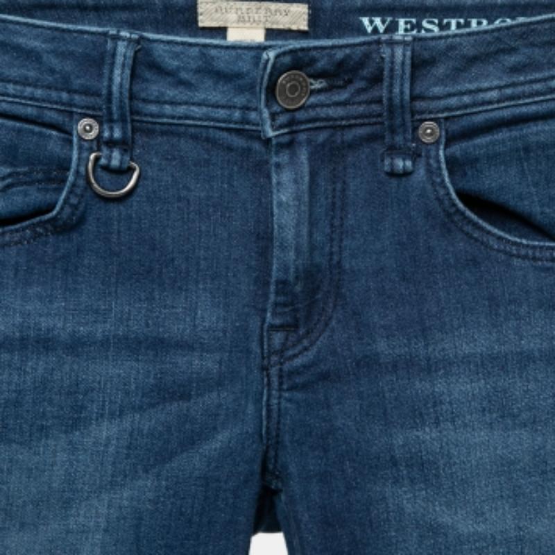 Burberry Brit Blau Denim Westbourne Skinny Knöchel Jeans S Taille 28