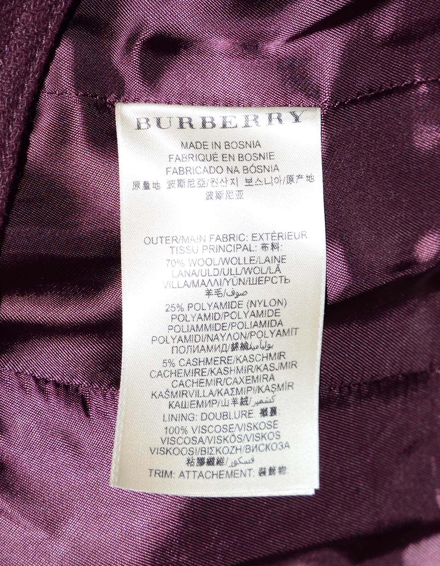 burberry wool coat