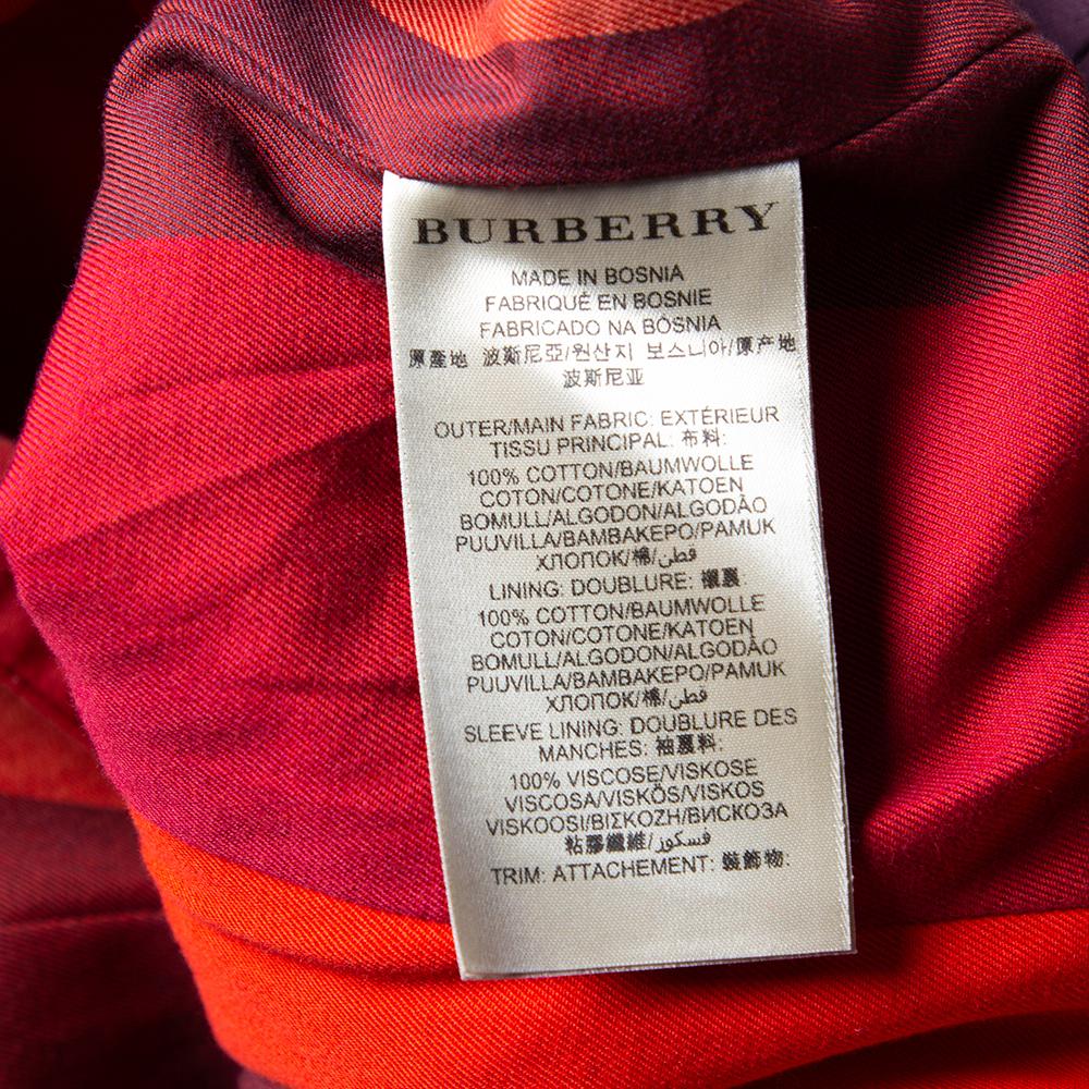 burberry orange trench coat