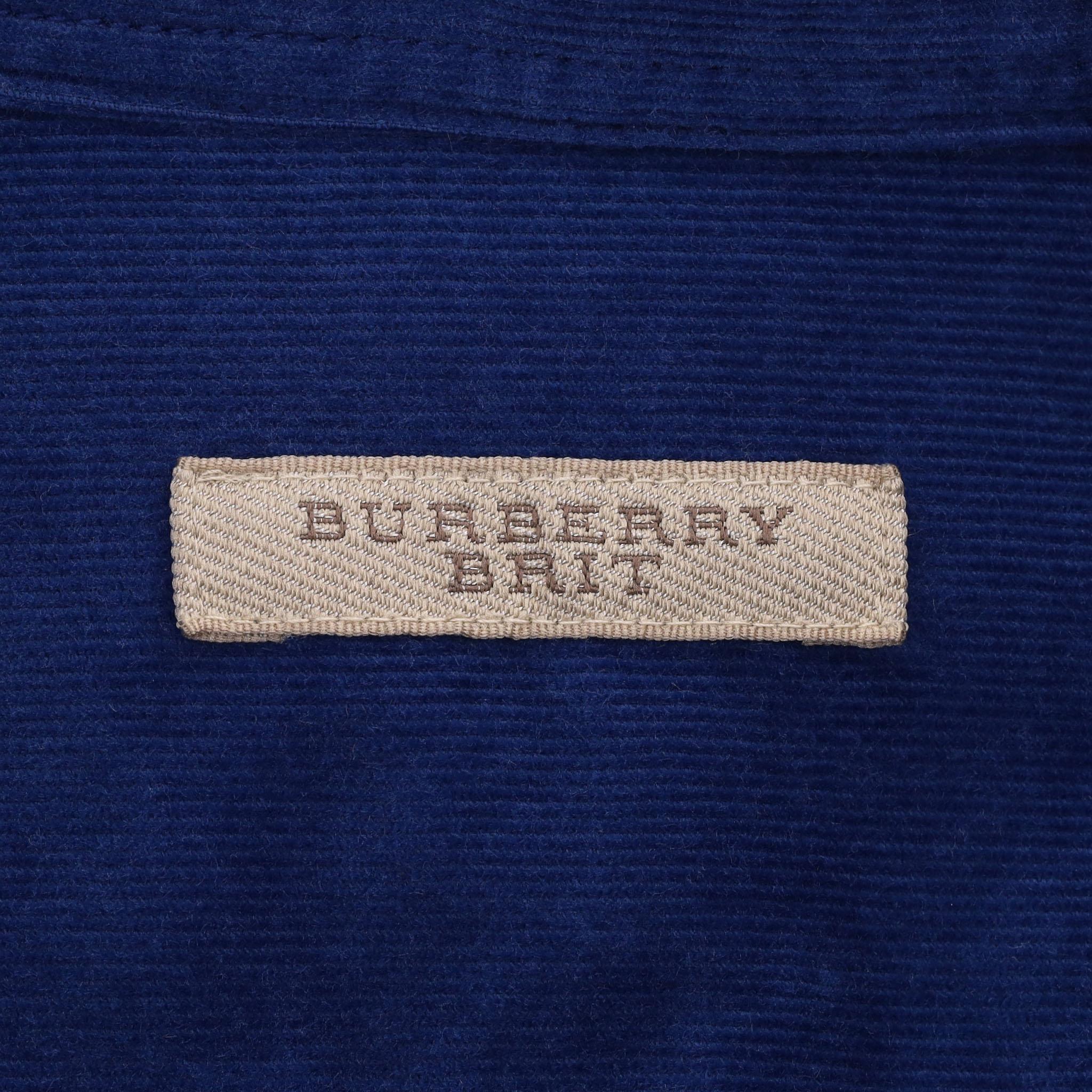 Camicia in cotone a coste Burberry Brit in vendita 1