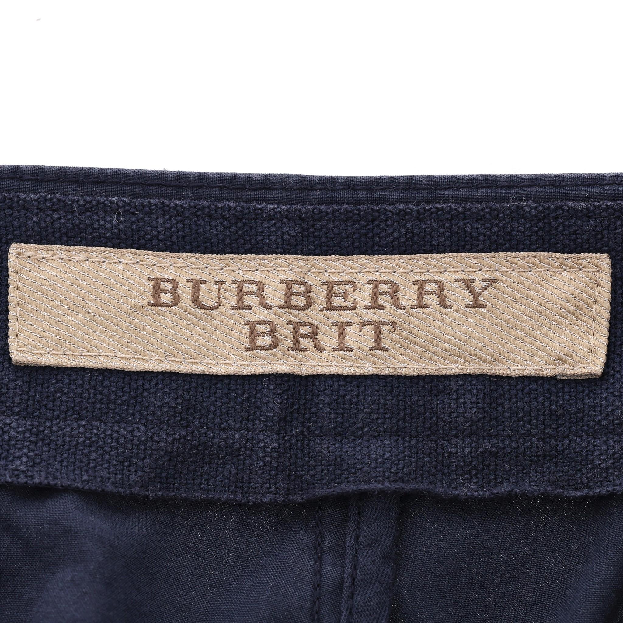 Burberry Brit Cotton Trousers For Sale 1