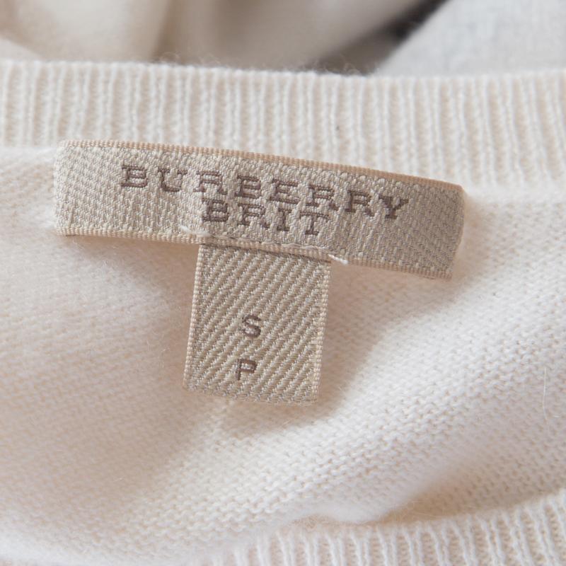 burberry sweater with elbow patches