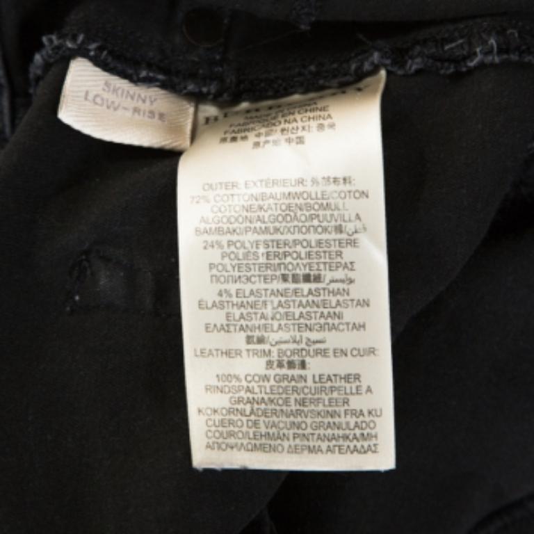 These classic jeans by Burberry Brit will make an impression no matter where you go. They have been beautifully crafted and come in a lovely shade of dark grey that enhances your style. They are cut to offer a skinny fit and feature a low-rise as