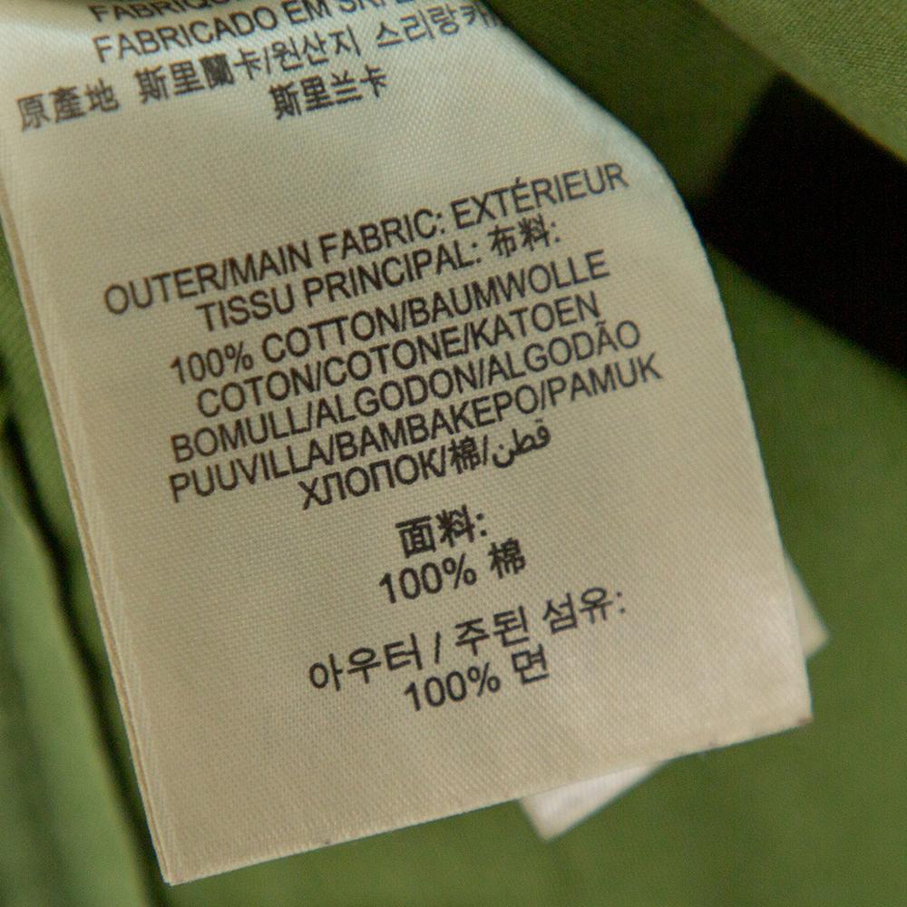Men's Burberry Brit Green Denim Cargo Pocket Detail Shorts XL