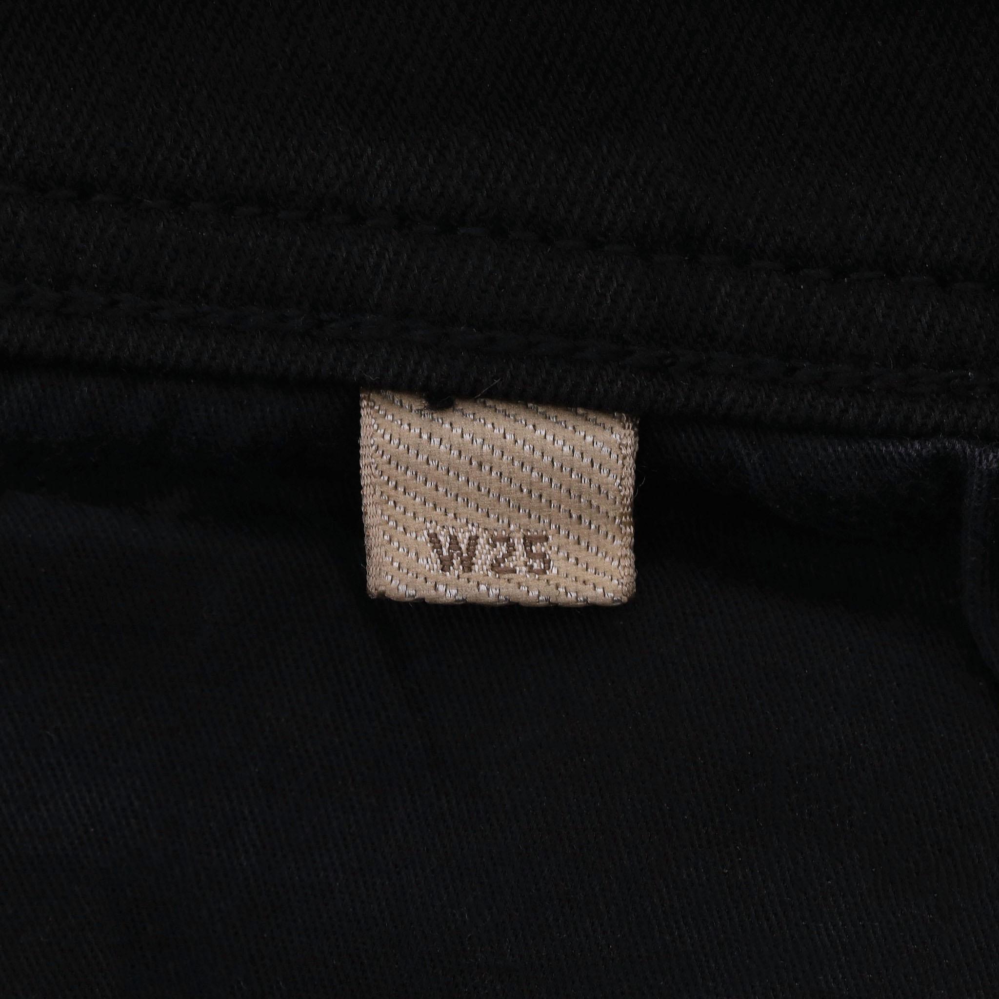 Burberry Brit Low-Rise Slim Fit Jeans For Sale 1