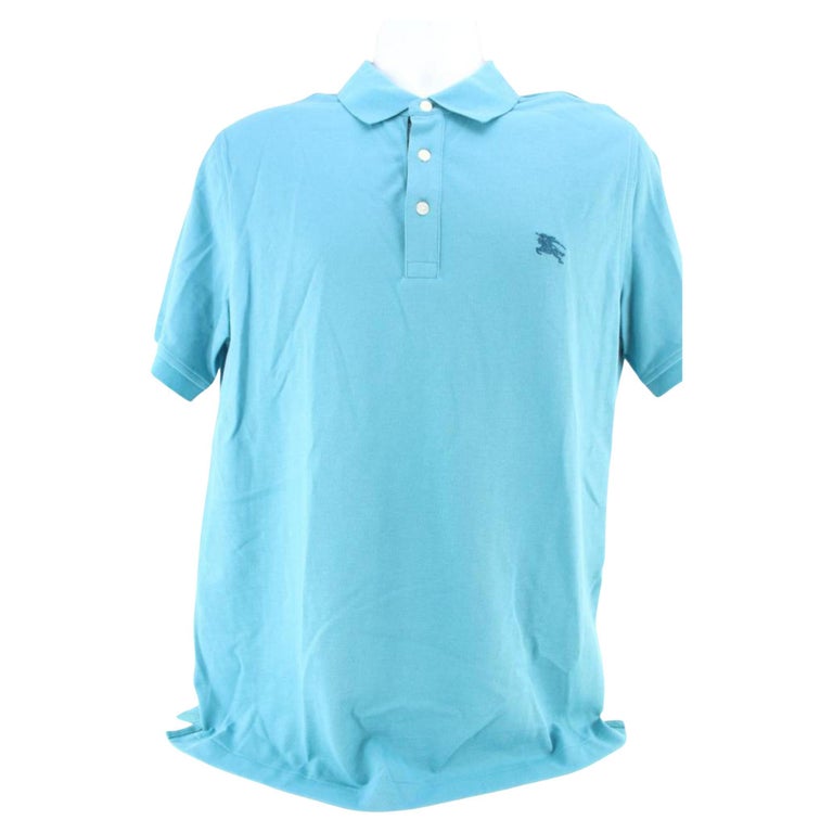 Burberry Brit Men's Large Light Blue Logo Polo Shirt 56B715S For Sale at  1stDibs
