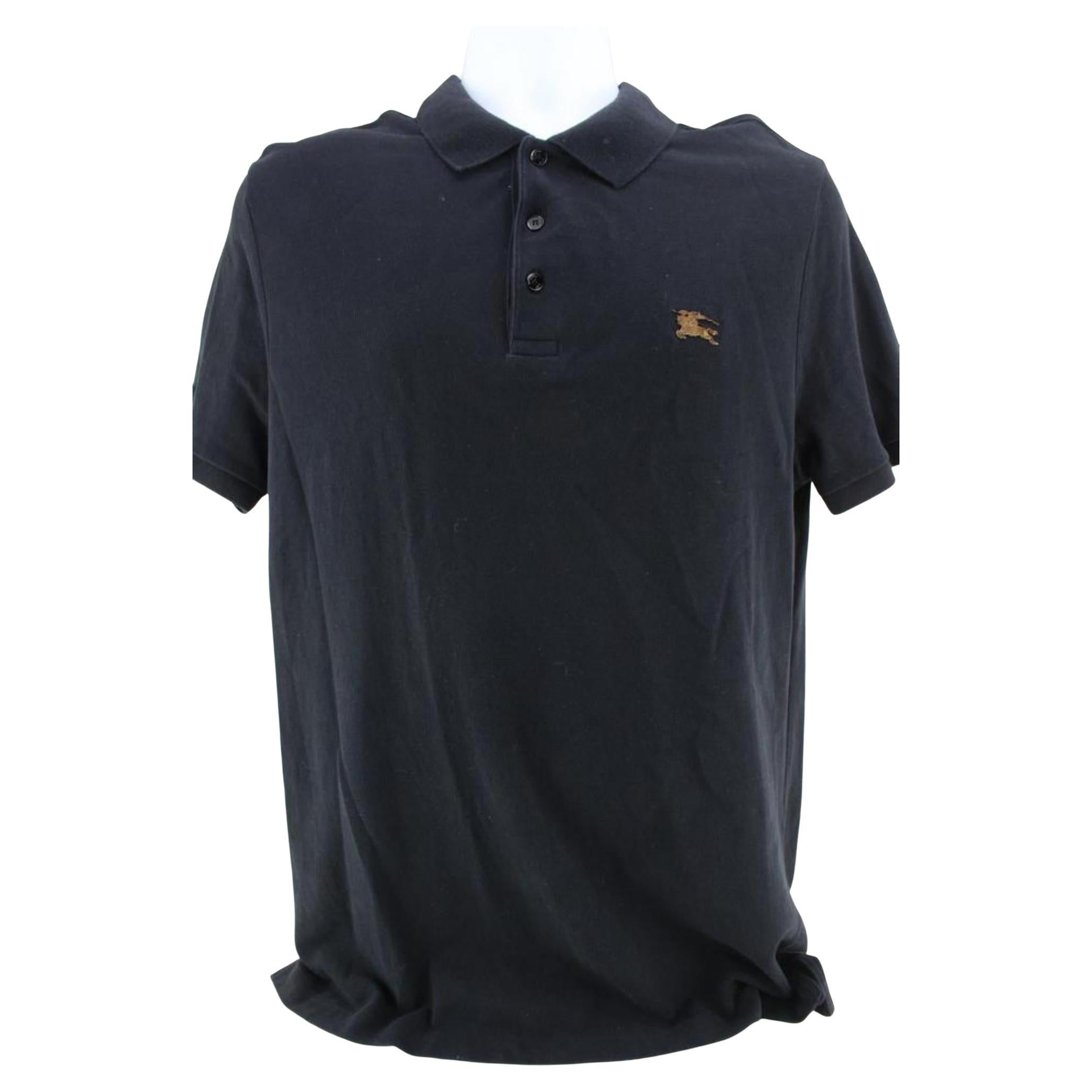 Burberry Brit Men's Large Navy Horse Logo Polo Shirt 59B715S For Sale at  1stDibs