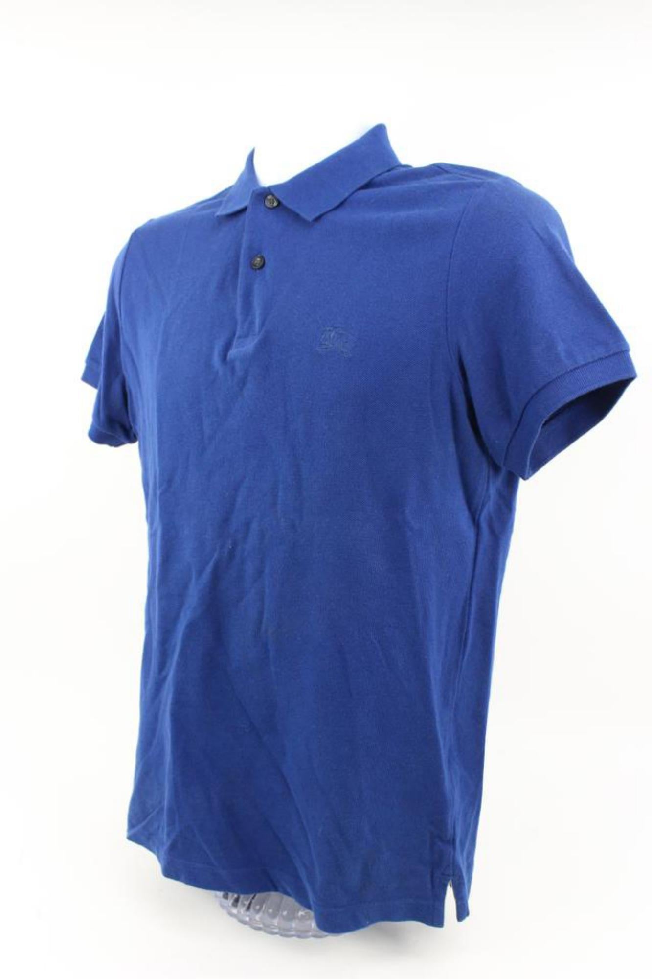 Royal Blue Burberry Shirt - For Sale on 1stDibs