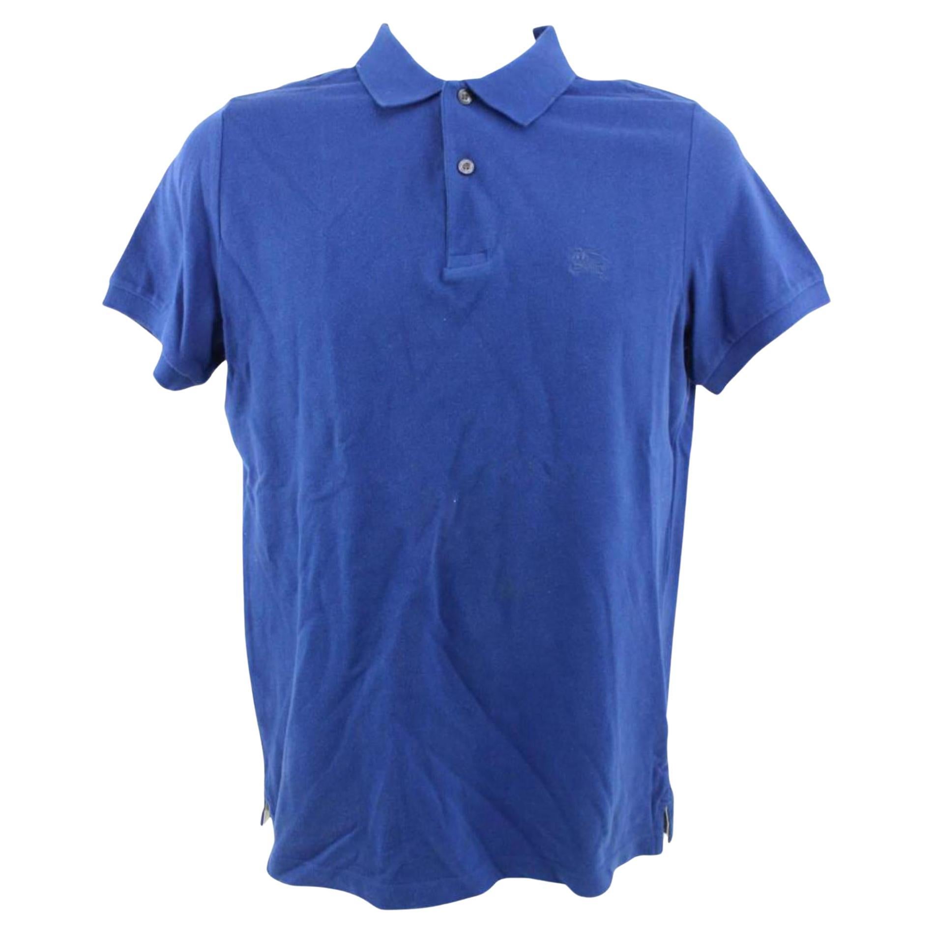 Louis Vuitton Men's XL Monogram Bandana Blue Button Down Short Sleeve Shirt 86lk
