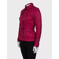 Burberry Brit Pink Fitted Jacket - Size XS