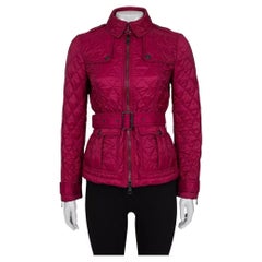 Burberry Brit Pink Fitted Jacket - Size XS