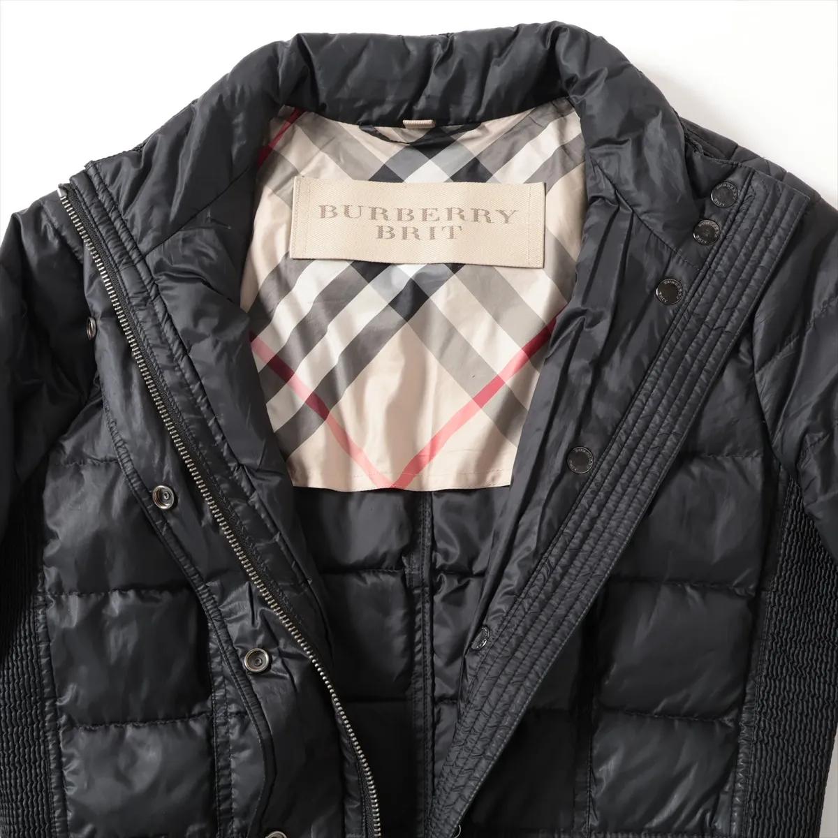 Burberry Brit Polyester Daunenjacke Schwarz 1
