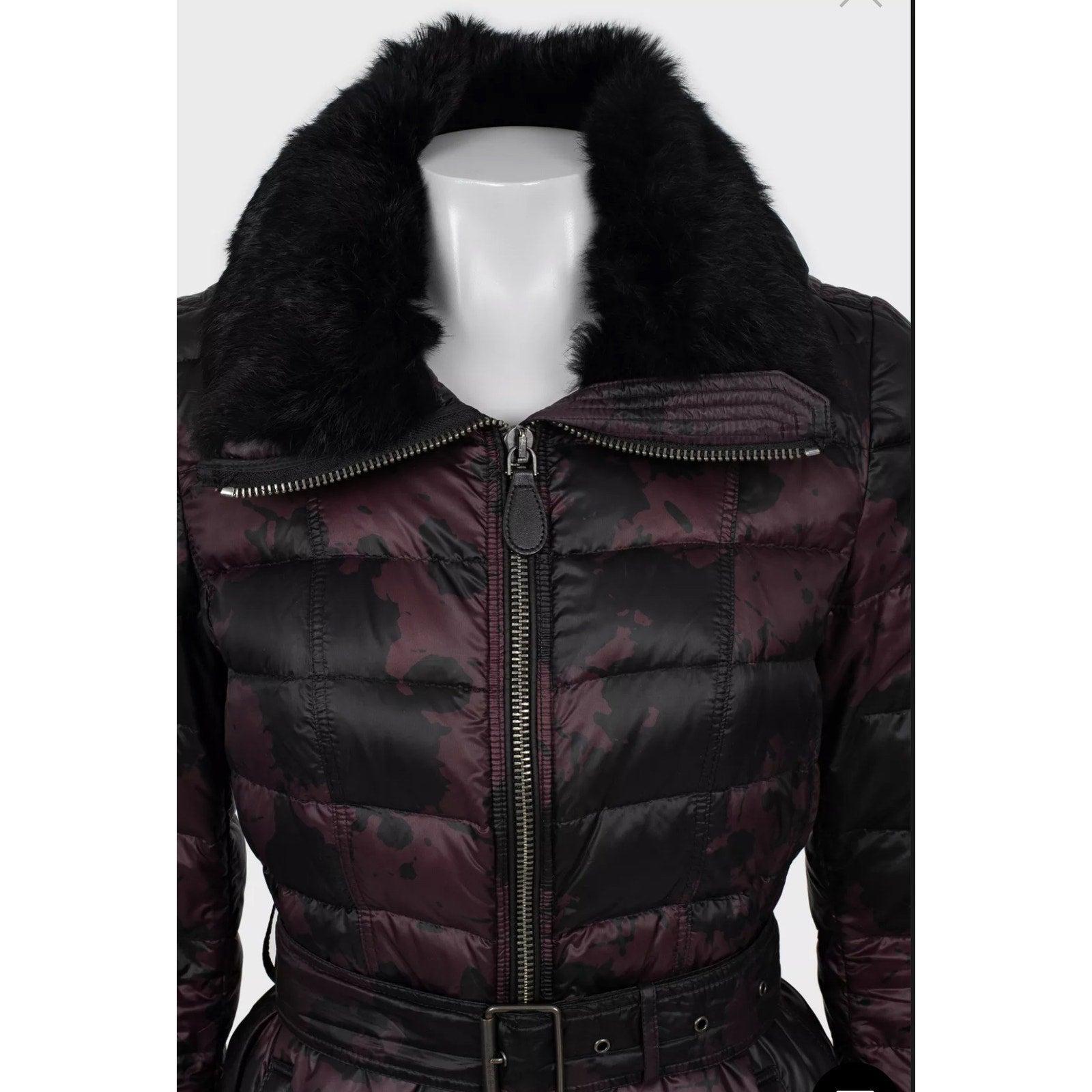 Burberry Brit - Cappotto in piuma stampato e aderente  Sz.S In condizioni buone in vendita a Krakow, PL