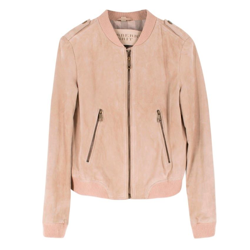 burberry bomber jacket beige