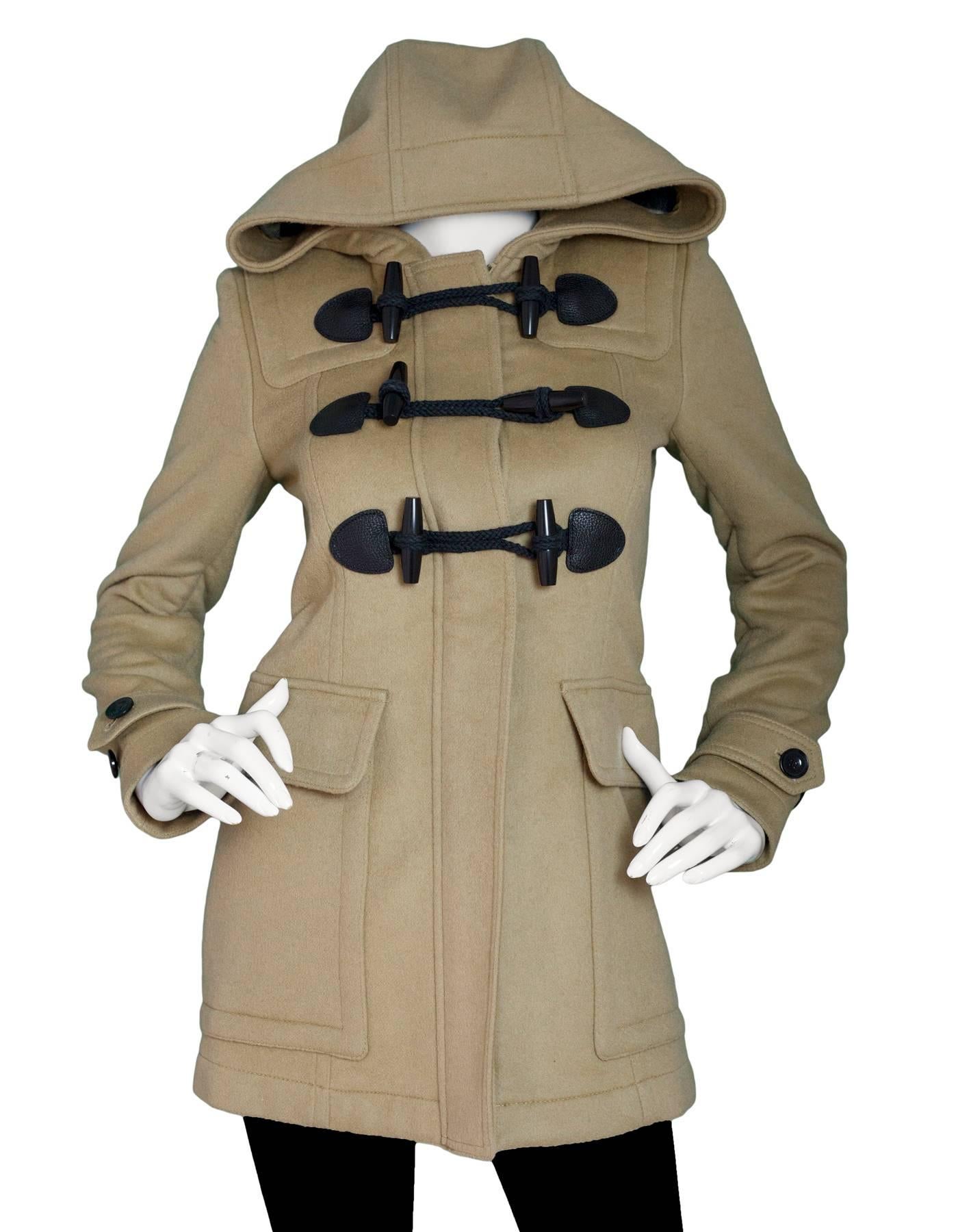 Burberry blackwell wool duffle cheap coat