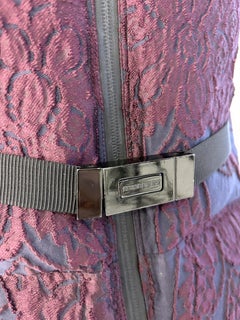 Burberry  Brocade Jacket with fur hood size s