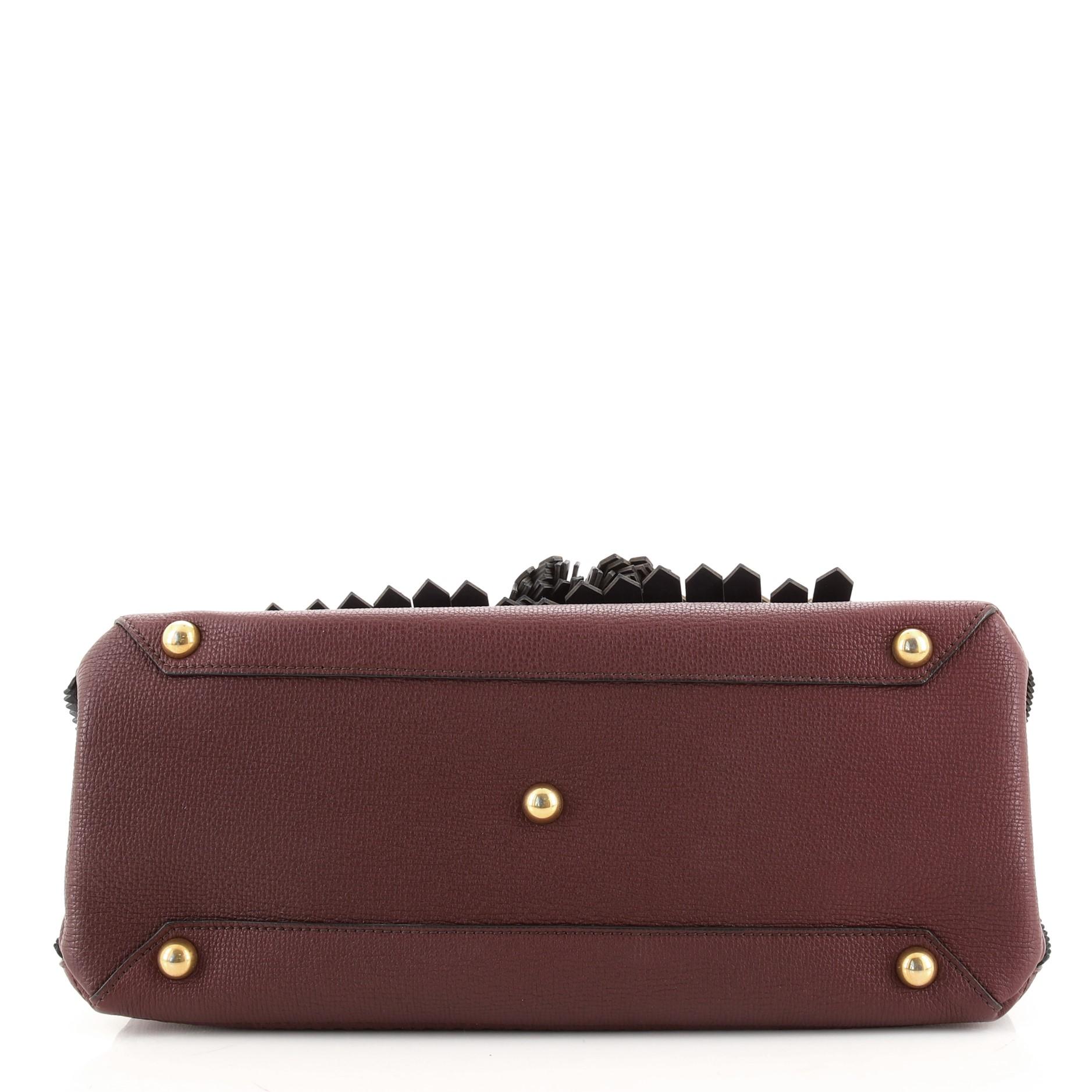 Burberry Brogues Tote aus Leder mit Quaste und Banner Medium im Zustand „Gut“ in NY, NY