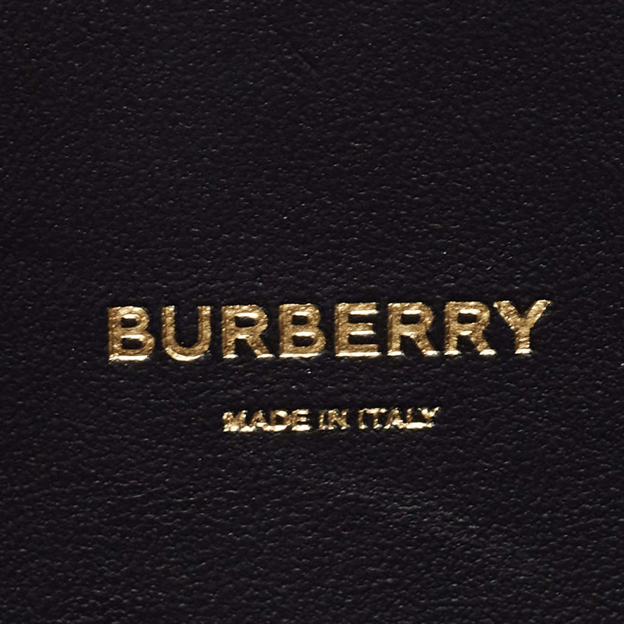 Burberry Bronze Leather Studded Olympia Clutch 3