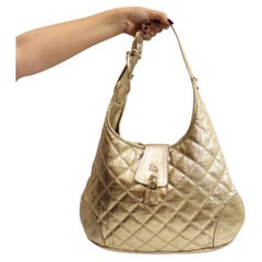 Burberry Brooke Hobo Quilted Leather Bag