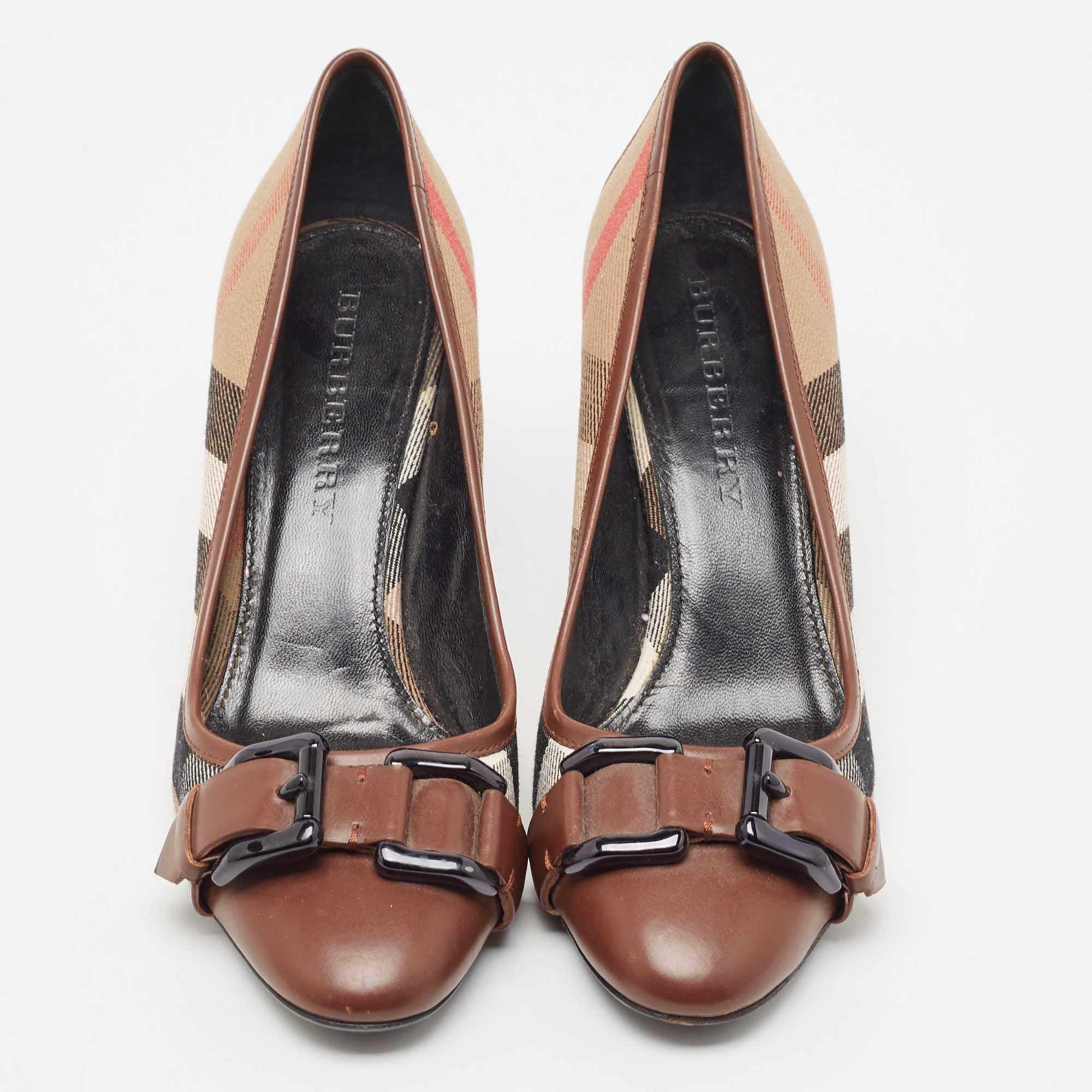 Perfectly sewn and finished to ensure an elegant look and fit, these Burberry shoes are a purchase you'll love flaunting. They look great on the feet.

