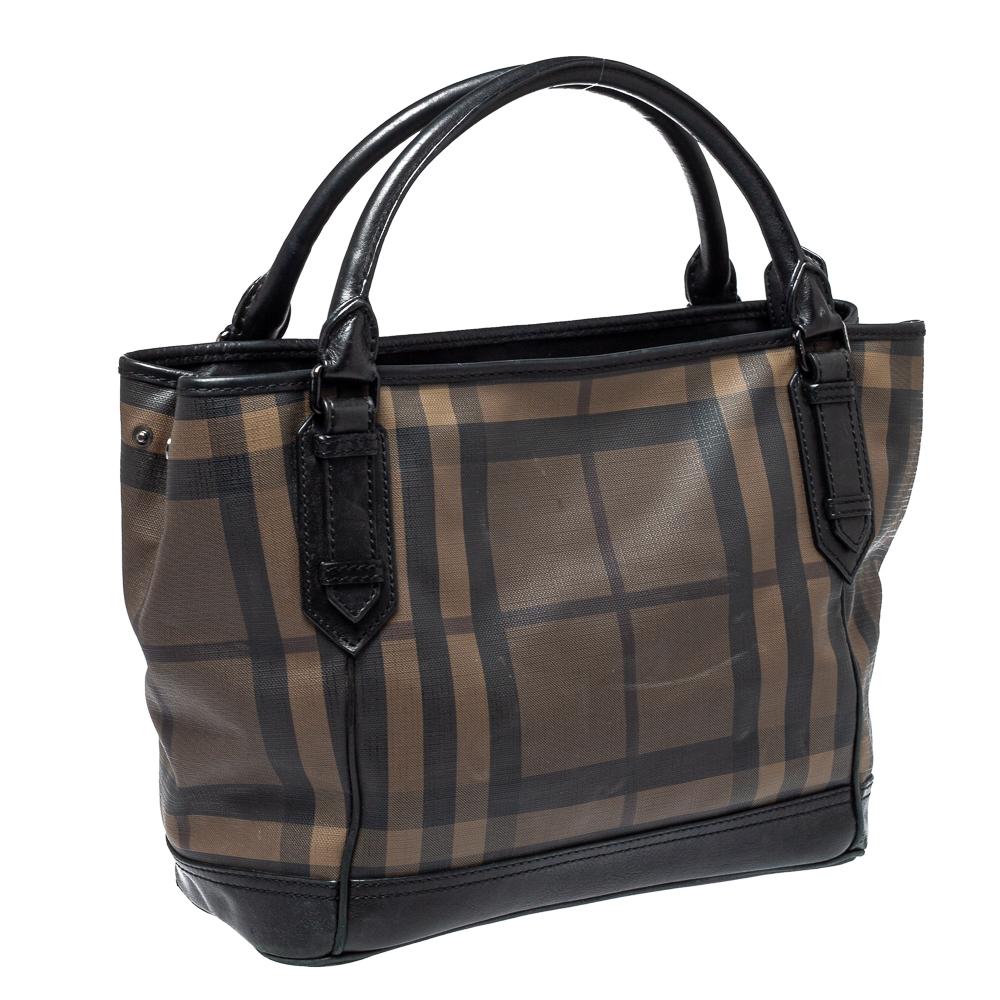 burberry sanford leather tote