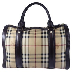 Burberry Brown Check Bowling Bag