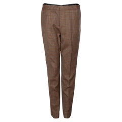 Burberry, brown checkered pantalon