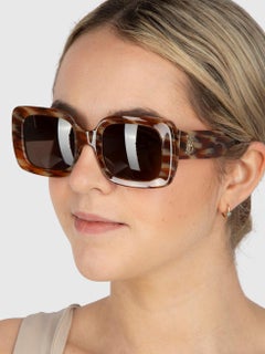 Burberry Brown Delilah Square Sunglasses