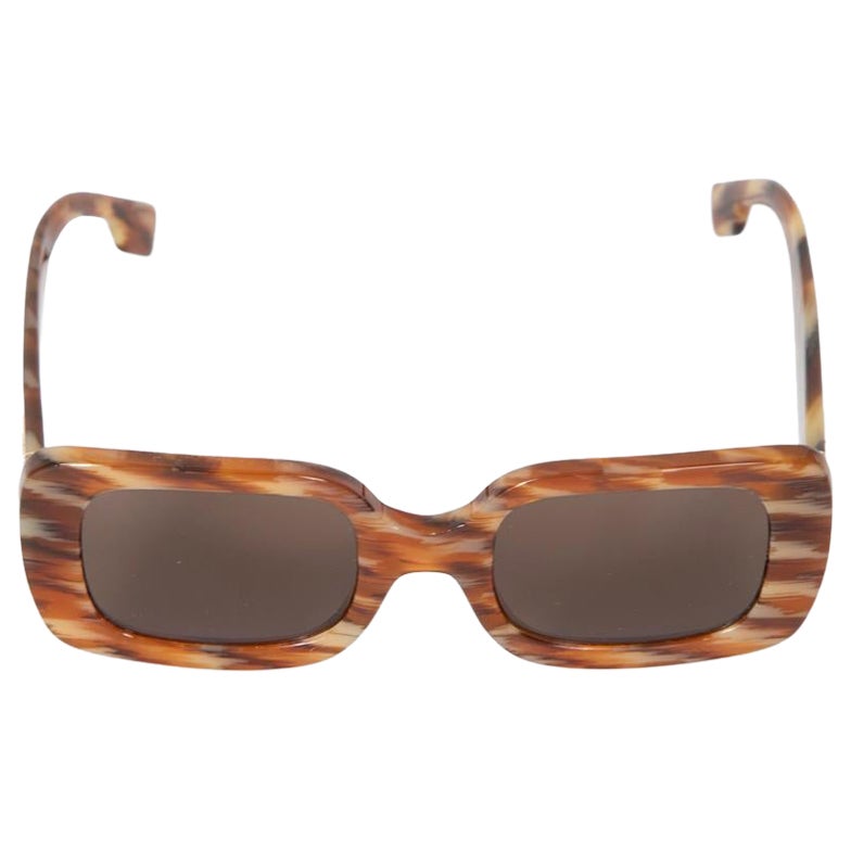 Burberry Brown Delilah Square Sunglasses