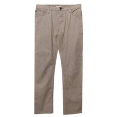 Burberry Brown Denim Straight Leg Steadman Jeans M