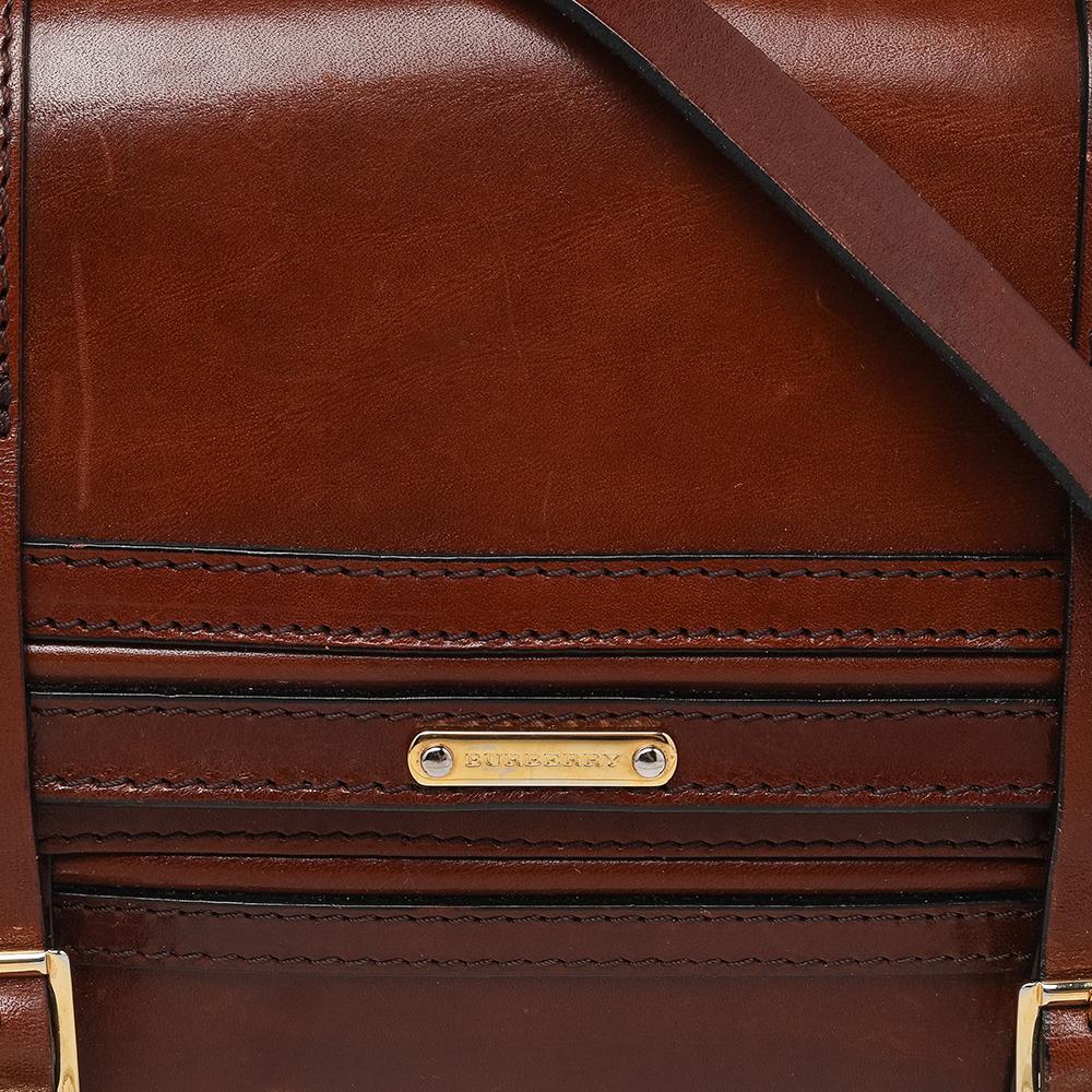 Burberry Brown Leather Bridle Doyle Shoulder Bag 3