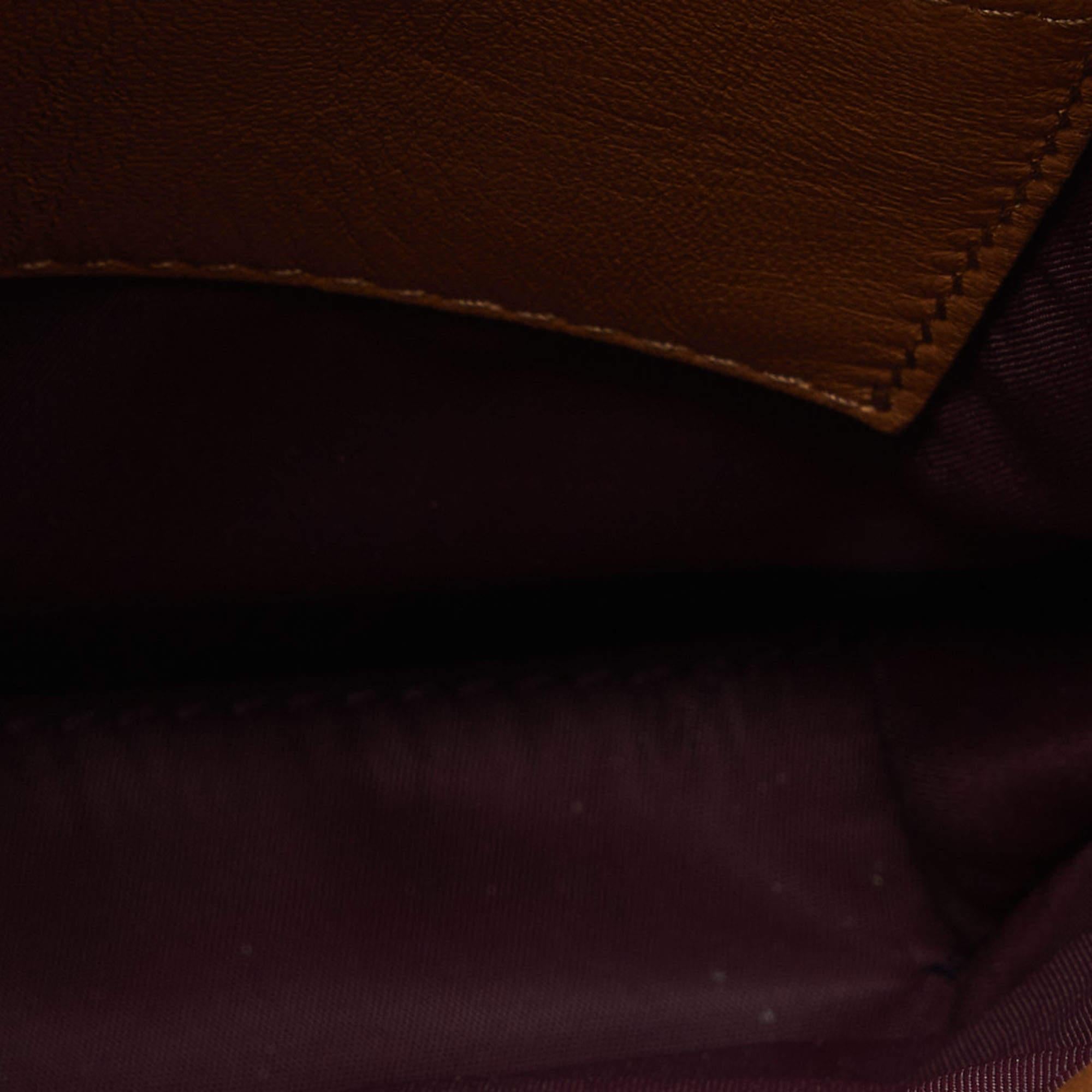 Burberry Brown Leather Micro Lola Shoulder Bag In Good Condition In Dubai, Al Qouz 2