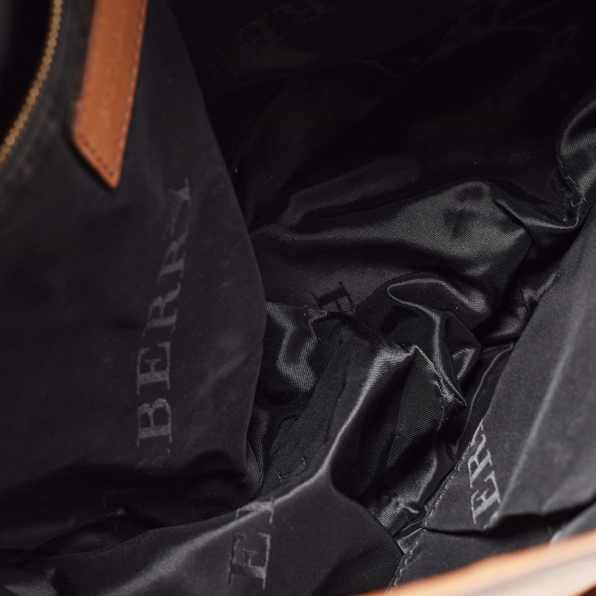 Burberry Brown Leather Small Bridle Dutton Hobo 8