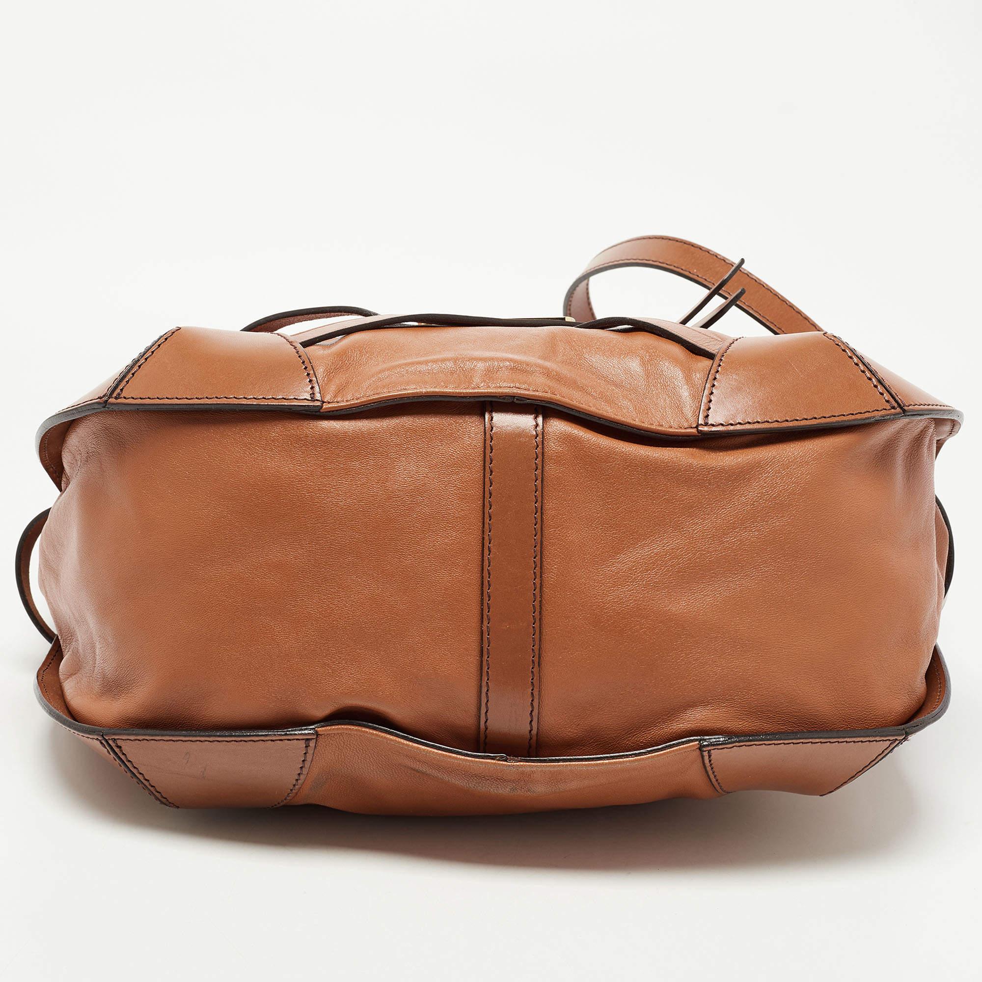 Burberry Brown Leather Small Bridle Dutton Hobo 1
