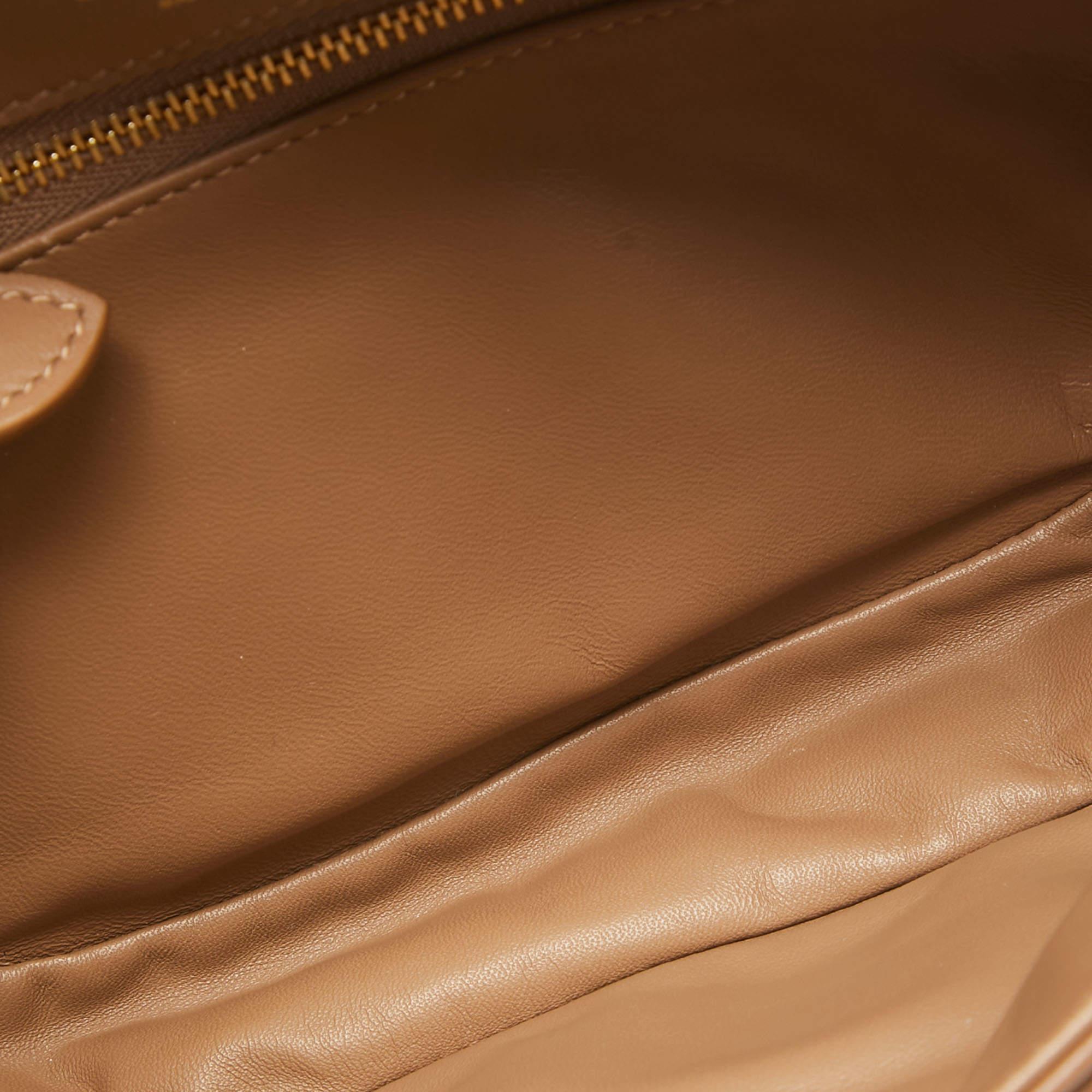 Burberry Brown Leather Small Olympia Shoulder Bag 3
