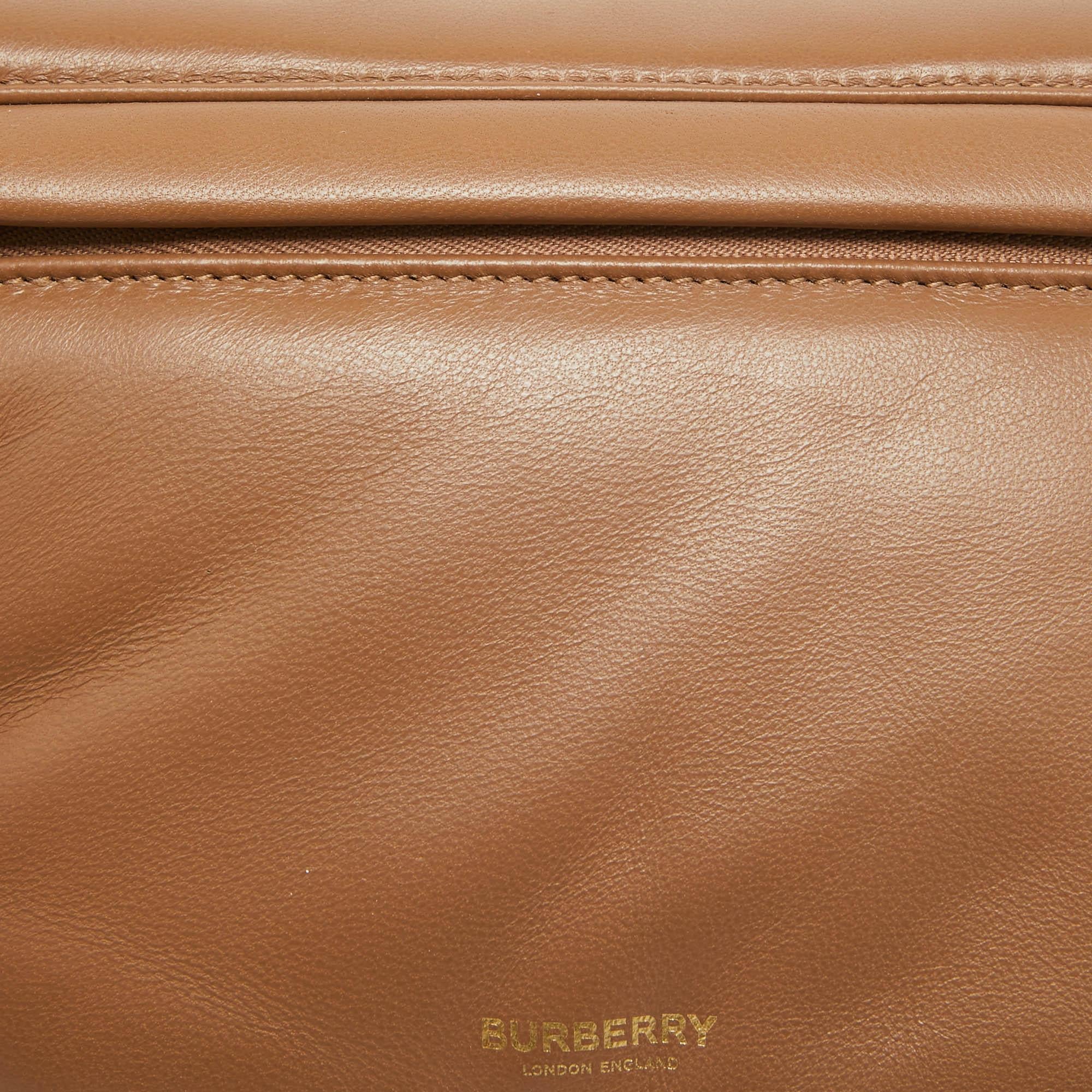 Burberry Brown Leather Small Olympia Shoulder Bag 4