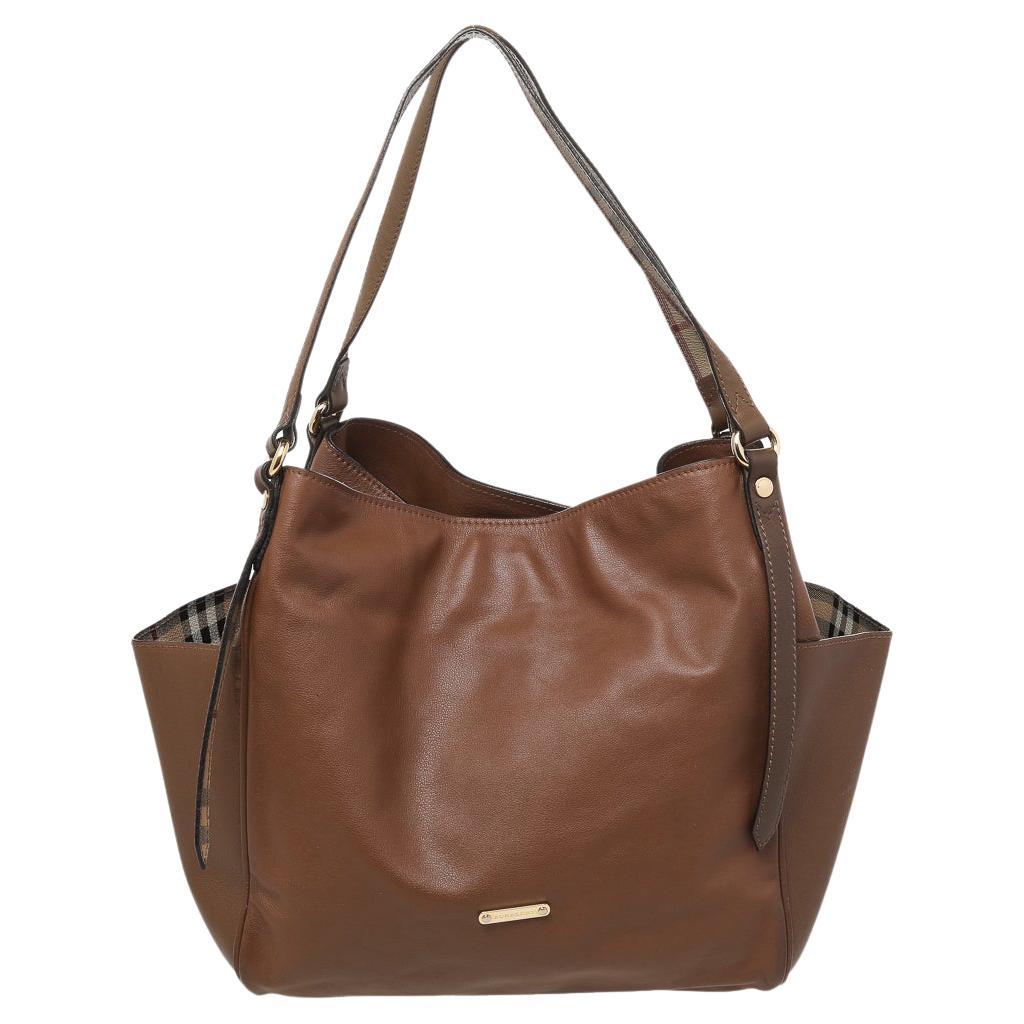 Burberry Brown Leather Tote