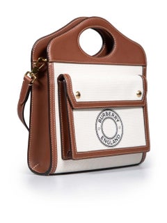 Burberry Brown Mini Pocket Satchel Bag