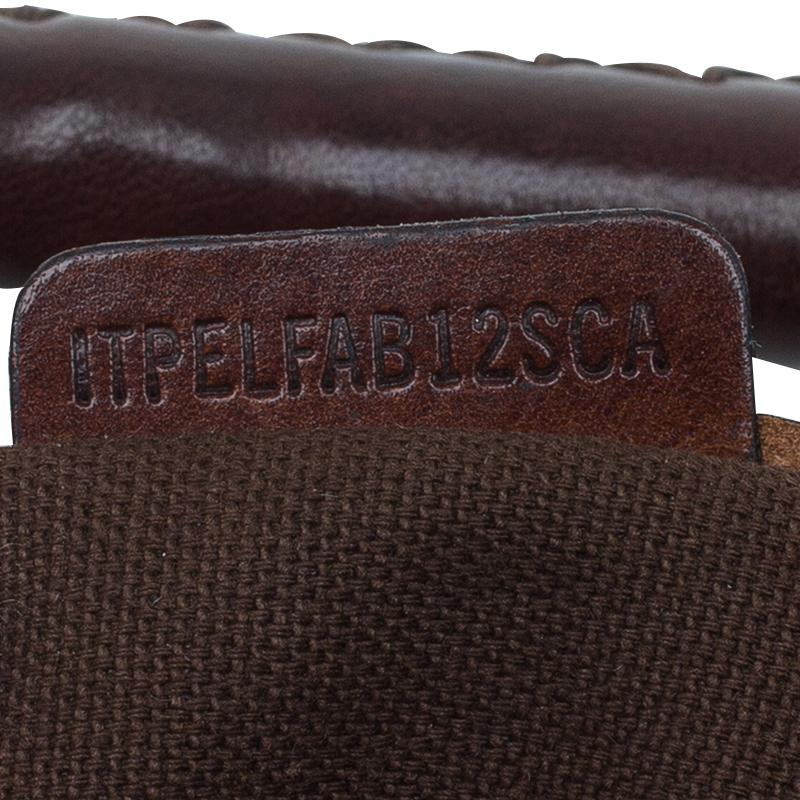Burberry Brown Nova Check Canvas and Leather Studded Hoxton Hobo 4