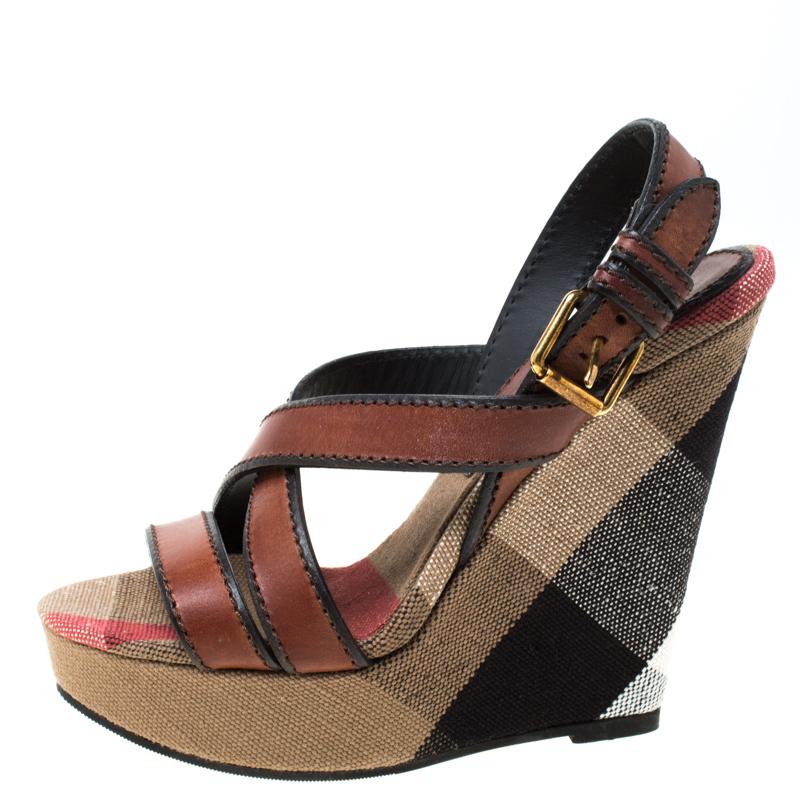 burberry wedge sandals