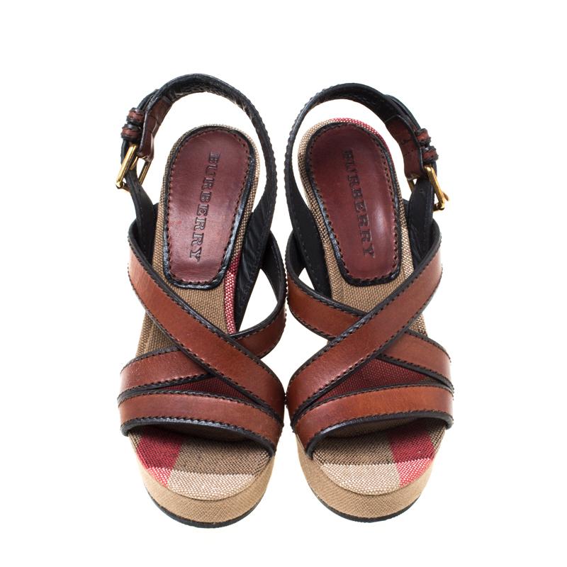 burberry wedge sandals