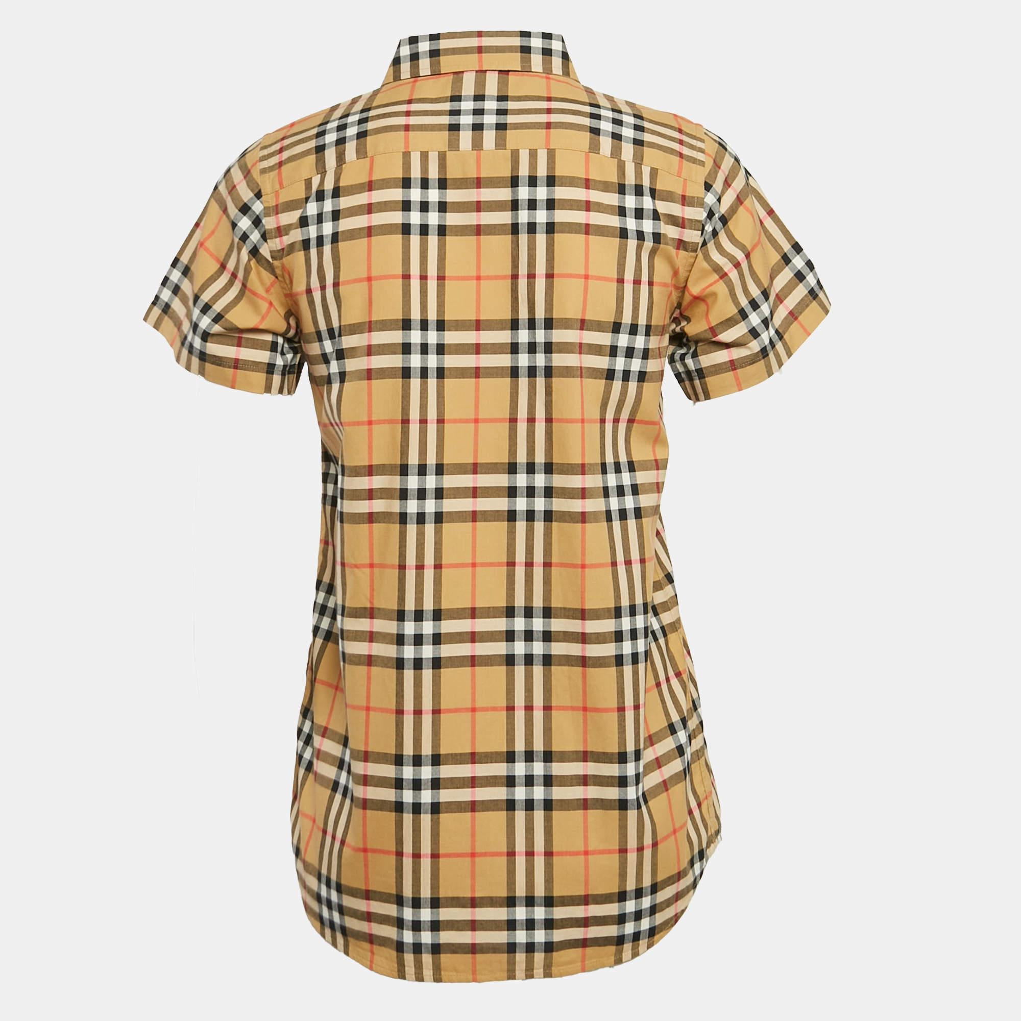 How fabulous does this designer shirt look It is made of fine materials and features a well fitted silhouette. Kids can wear it with pants and sneakers for a cool ensemble.