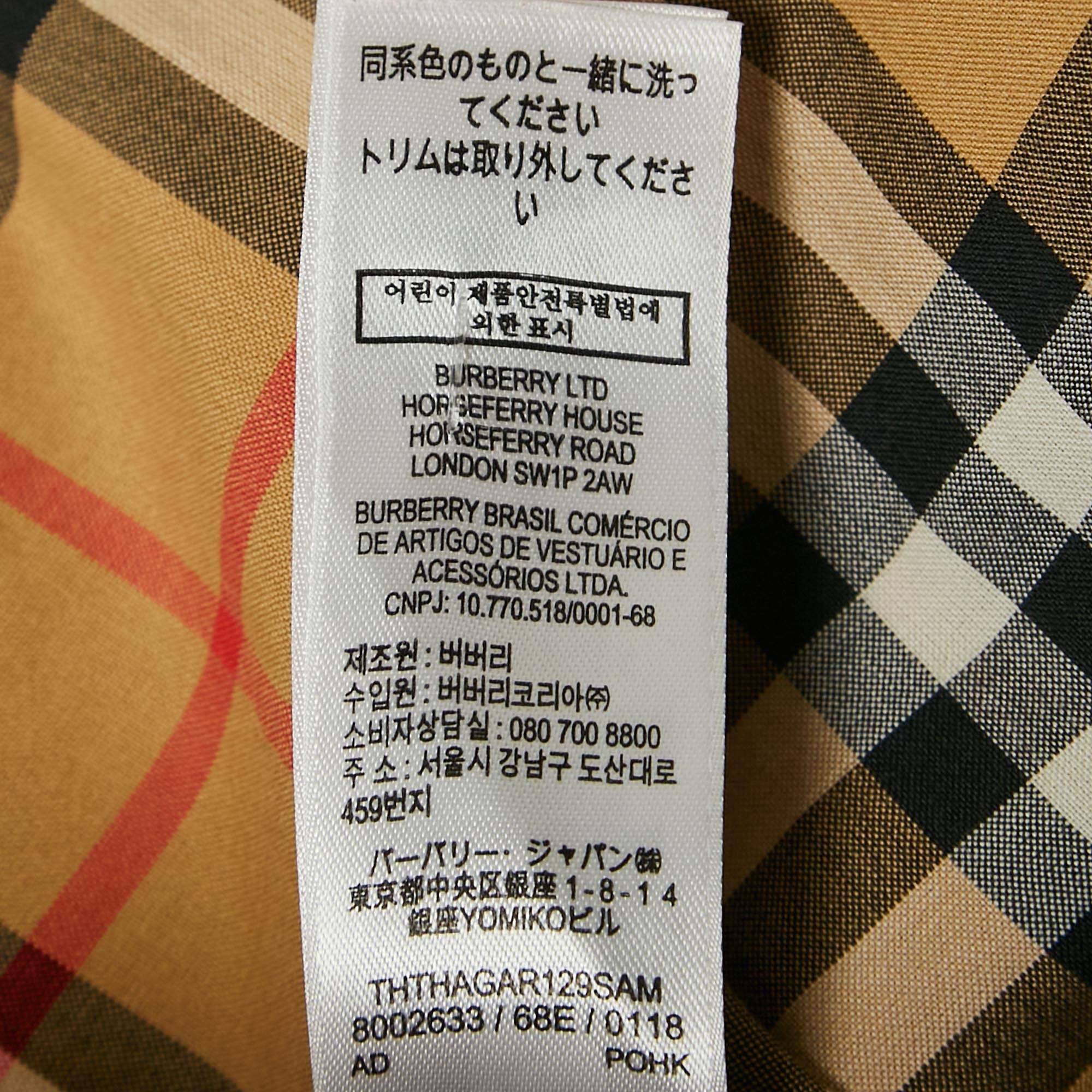 Burberry Brown Plaid Cotton Shirt 14 Yrs For Sale 2