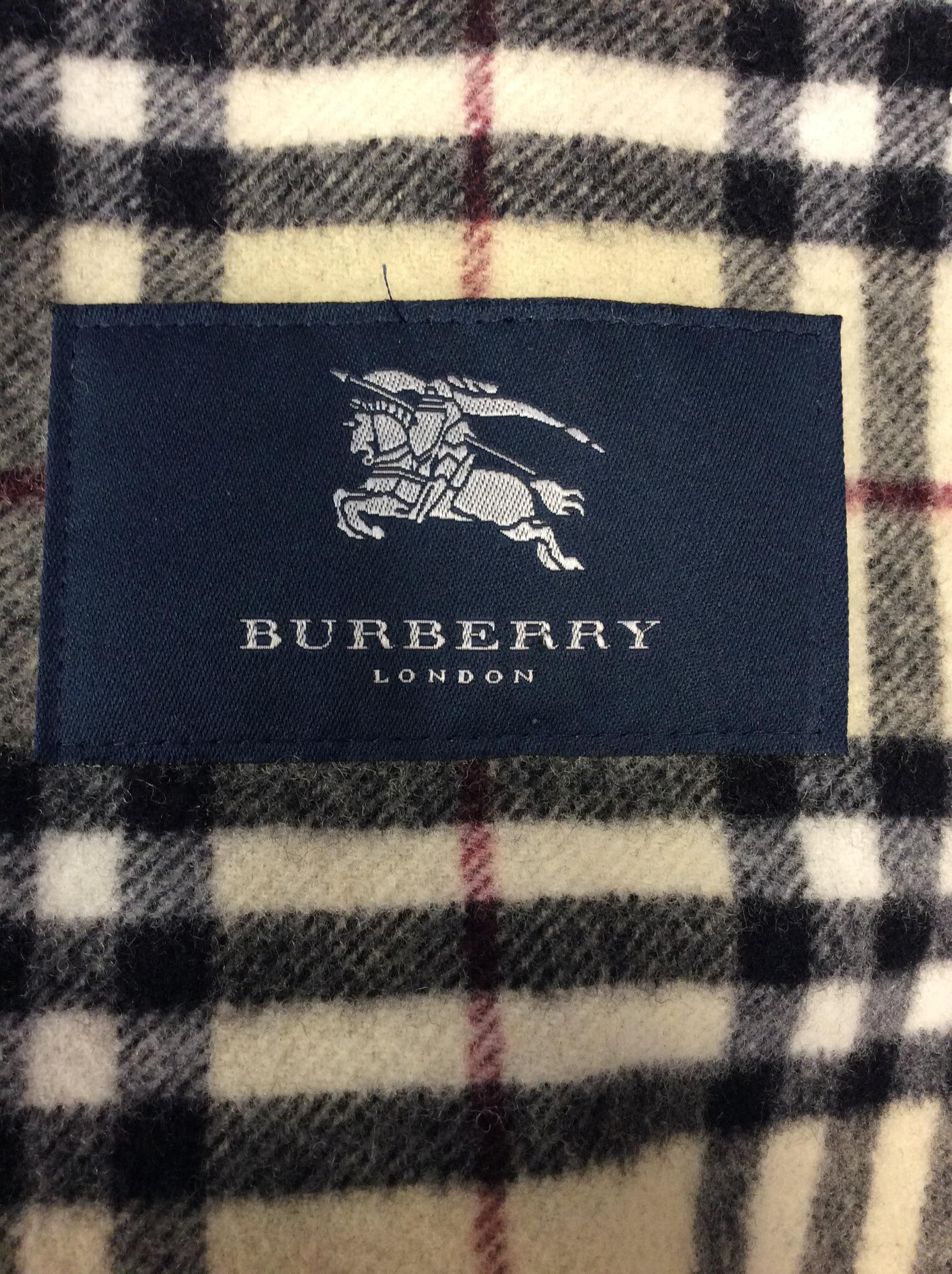 Burberry Brown Quilted Coat For Sale 2